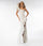 Prom Dresses Ruffled Slit Skirt Long Polka Prom Dress White