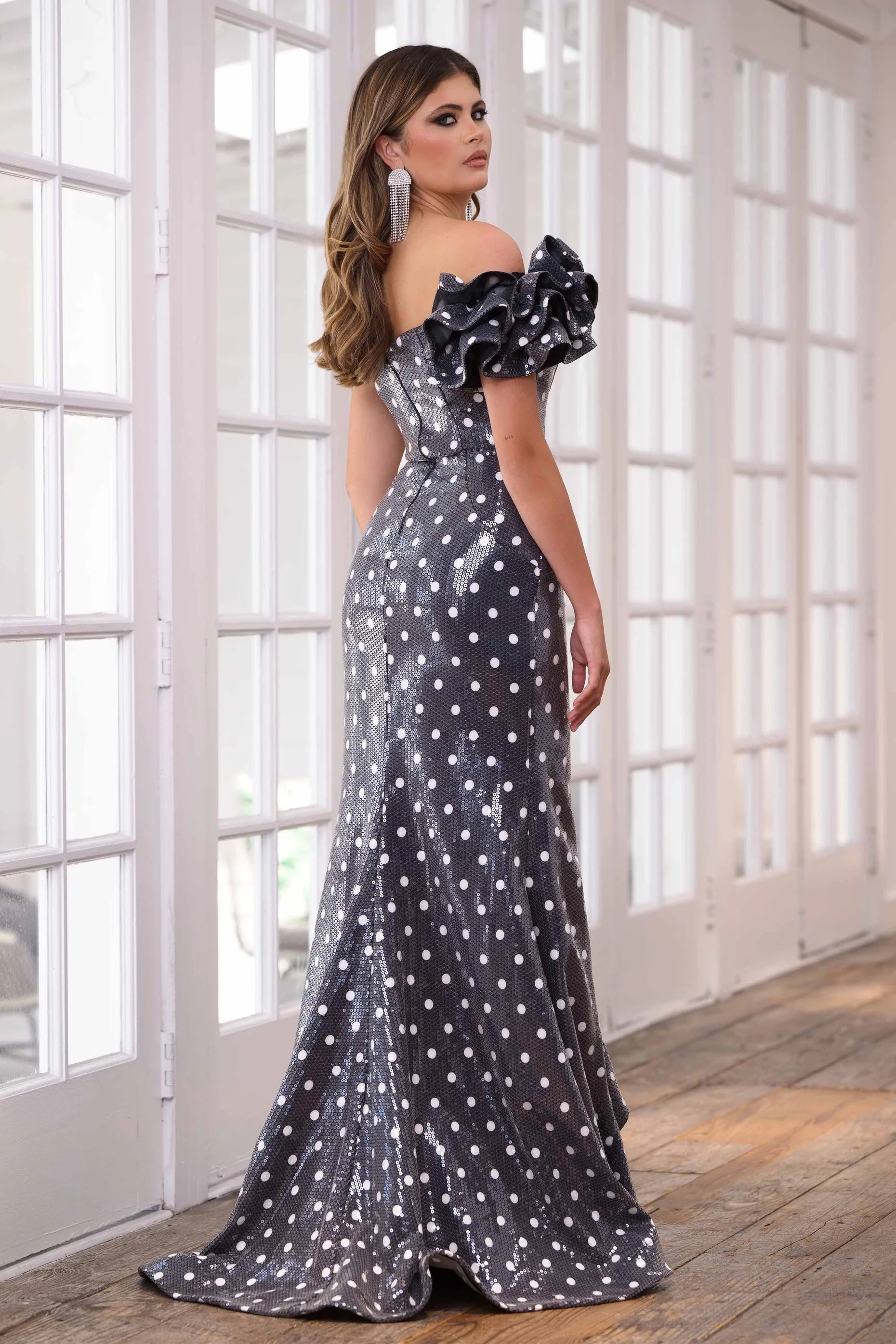 Ava Presley 39264 Ruffled Skirt Long Formal Prom Dress