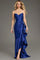 Formal Dresses High Low Fitted Formal Evening Prom Dress Indigo