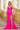 Prom Dresses Long Fitted Cutout Prom Slit Dress Fuchsia