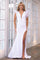 Prom Dresses Long Formal Prom High Slit Dress White
