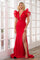 Prom Dresses Long Formal Prom High Slit Dress Red