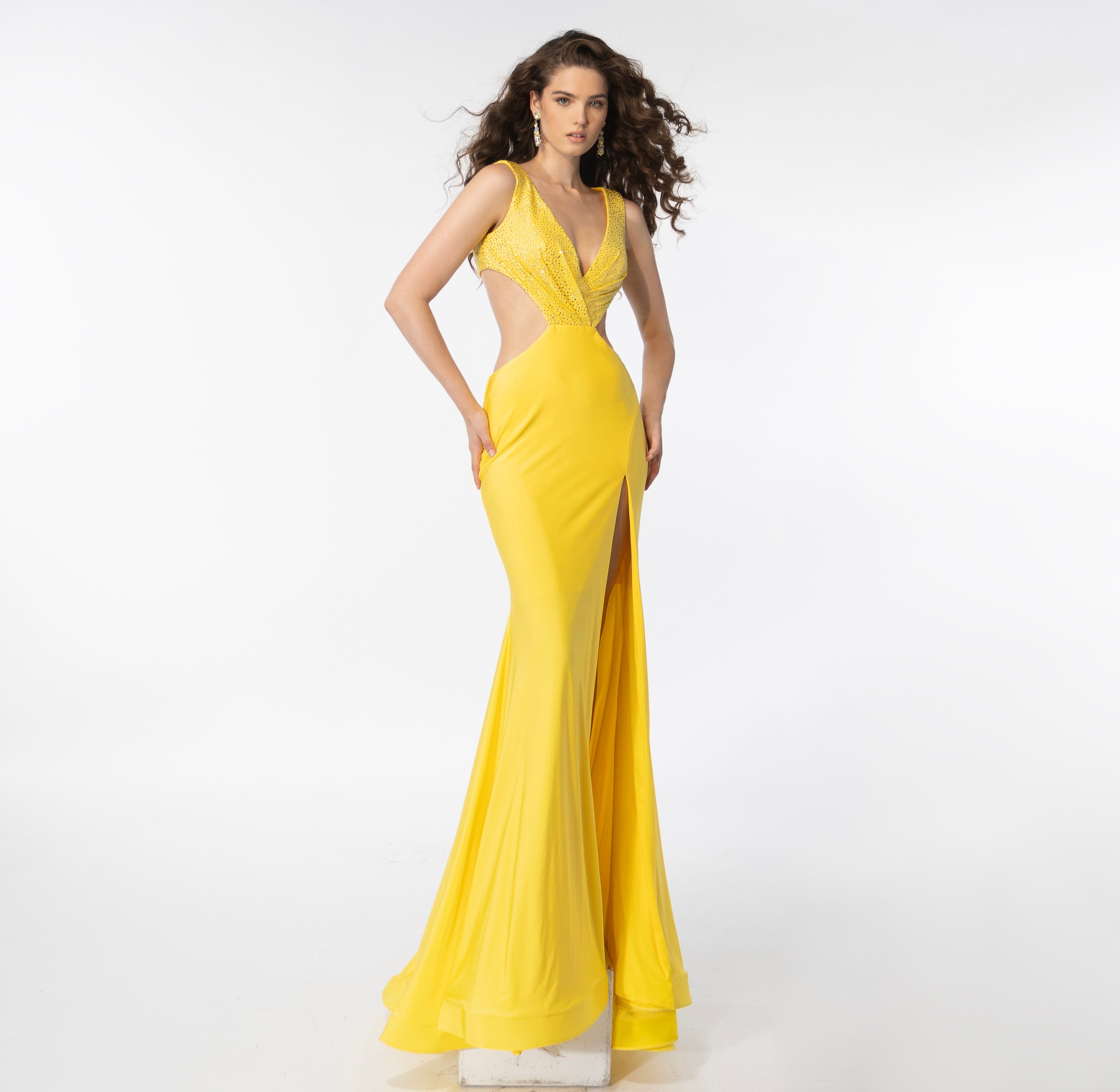 stand out formal dresses Tina Holly TK551 Strapless Lace Corset Satin Prom Dress