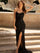 Prom Dresses Long Fitted Sequined Beaded Prom Dress Black