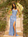 Prom Dresses Long Fitted Sequined Beaded Prom Dress Bright Blue