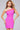 Cocktail Dresses Short Fitted Two Tone Cocktail Dress Hot Pink/Orange