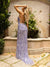 Prom Dresses Long Fitted Prom Sequined Dress Lilac