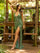 Prom Dresses Long Fitted Prom Sequined Dress Sage Green