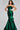Formal Dresses Long Formal Mermaid Ruffled Evening Dress Dark Green
