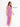 Prom Dresses Long Fitted Side Slit Asymmetrical Prom Dress Pink