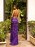 Prom Dresses Fitted Long Prom Dress Purple