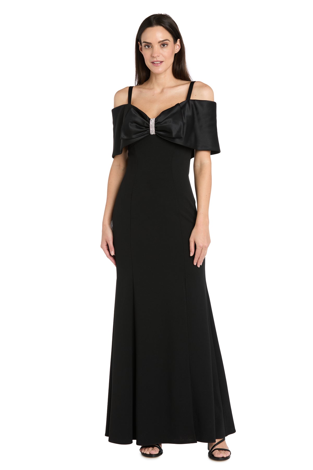 Prom Dresses Mermaid Fitted Formal Long Prom Dress Black
