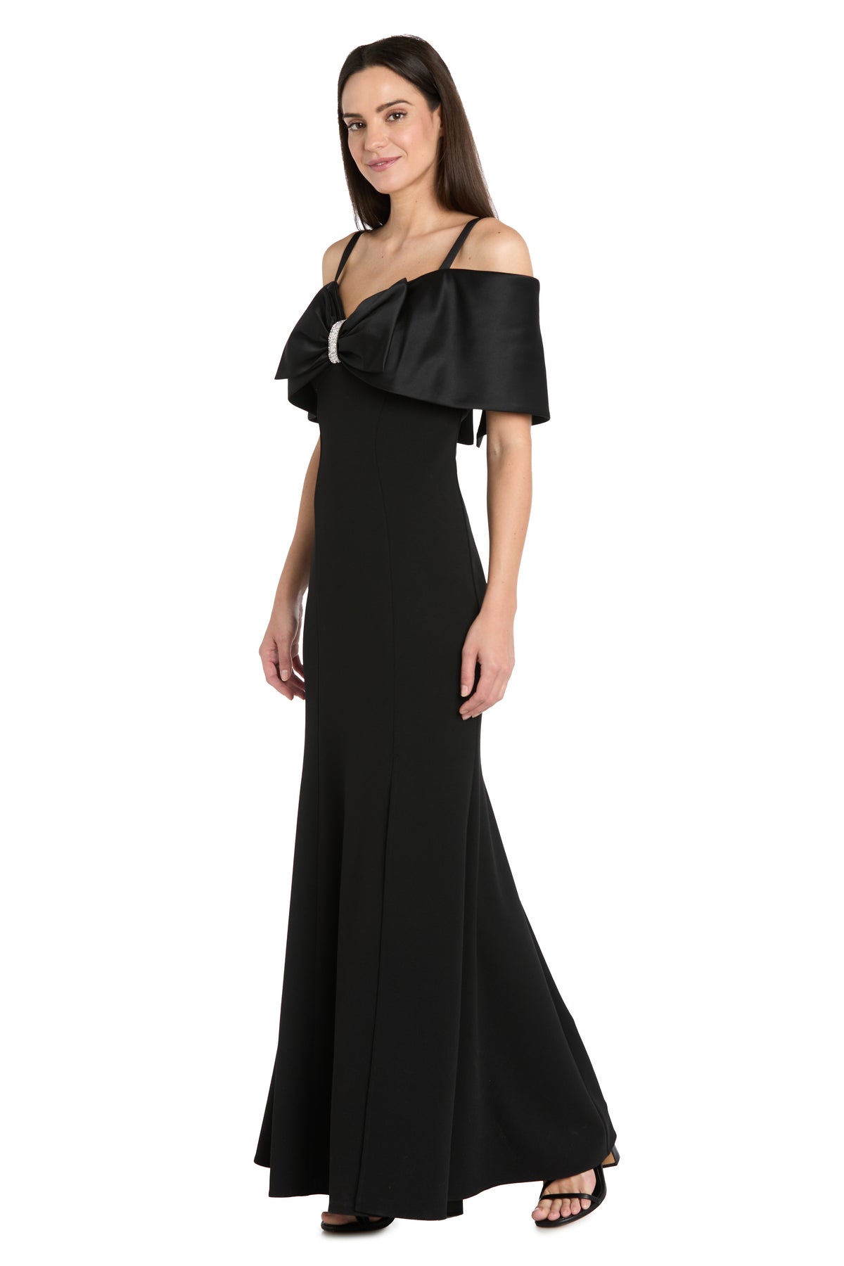 Prom Dresses Mermaid Fitted Formal Long Prom Dress Black