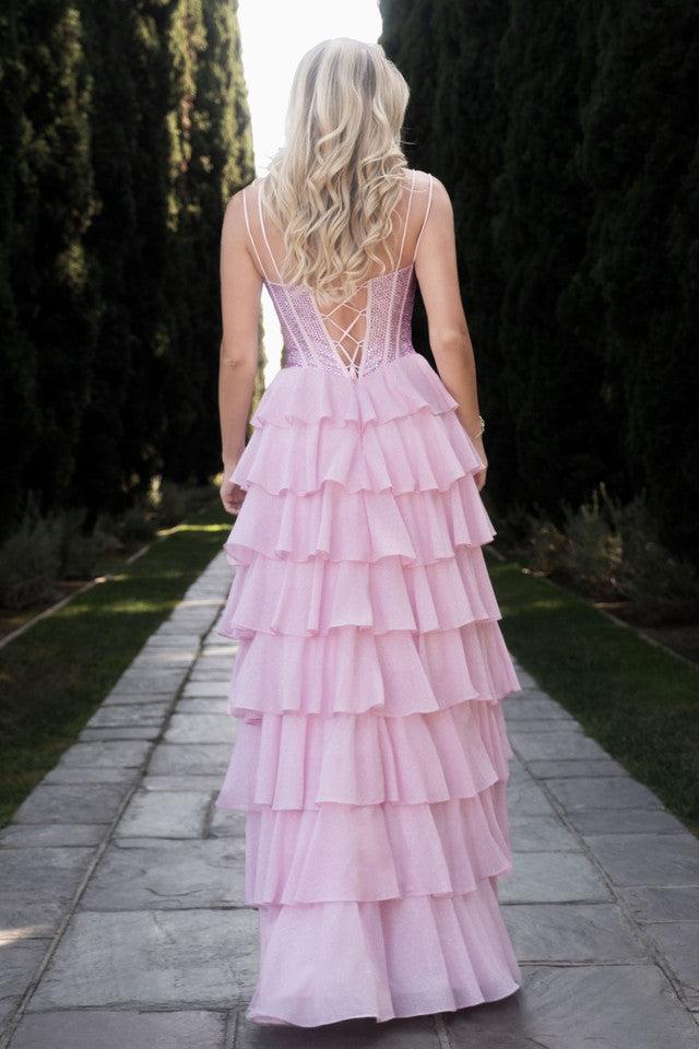 Sweetheart Floor-Length Satin Prom A-Line Lenovia 8501