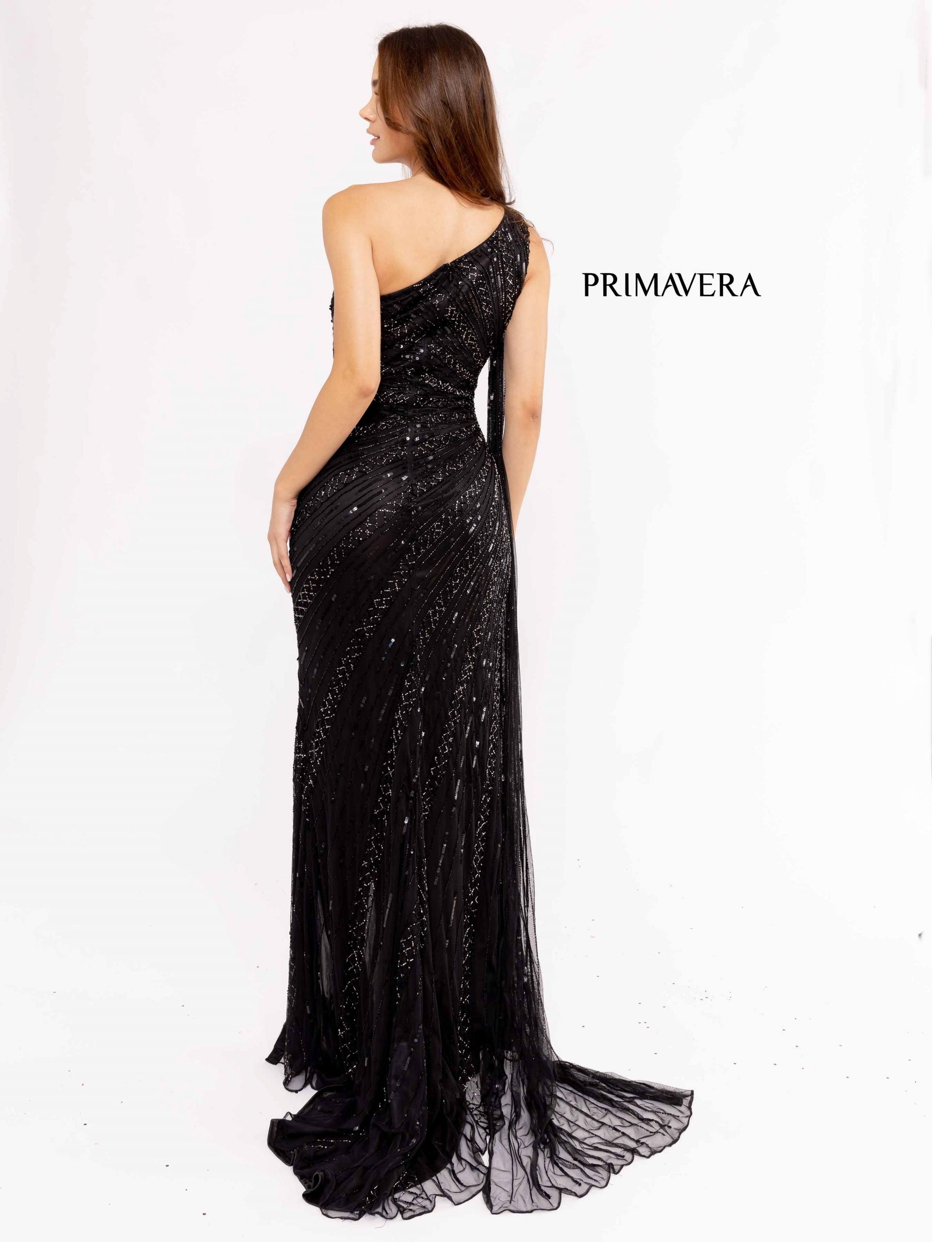 Primavera Couture 3956 Long Sequins Formal Evening Prom Dress