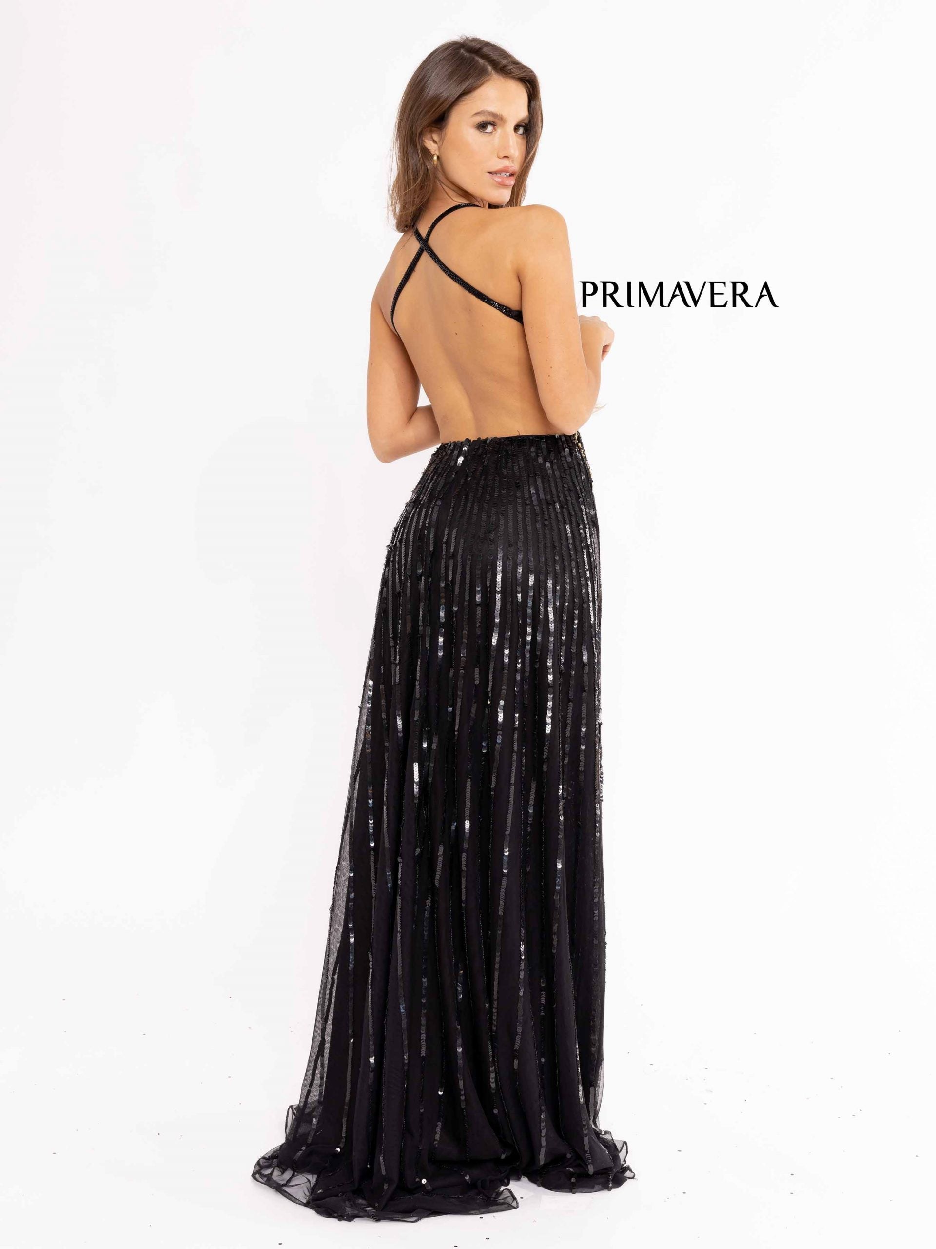 Primavera Couture 3957 Sequins Long Prom Formal Evening Gown
