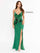 Prom Dresses Fitted Long Prom Dress Emerald