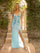 Prom Dresses Fitted Long Prom Dress Powder Blue