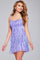 Cocktail Dresses Short Sequin Fringe Cocktail Dress Lilac