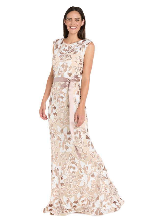 Long Floral Formal Evening Dress R&M Richards 3965