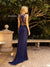 Prom Dresses Sequins Beaded Long Prom Dress Midnight