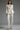 Pant Suit Long Beaded Blazer Top Formal Pant Suit Ivory