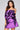 Cocktail Dresses Short Metallic A Line Cocktail Dress Purple