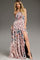Prom Dresses Long Ruffle Formal Prom Dress Print