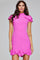 Cocktail Dresses Short Homecoming Ruffle Cocktail Dress Hot-Pink