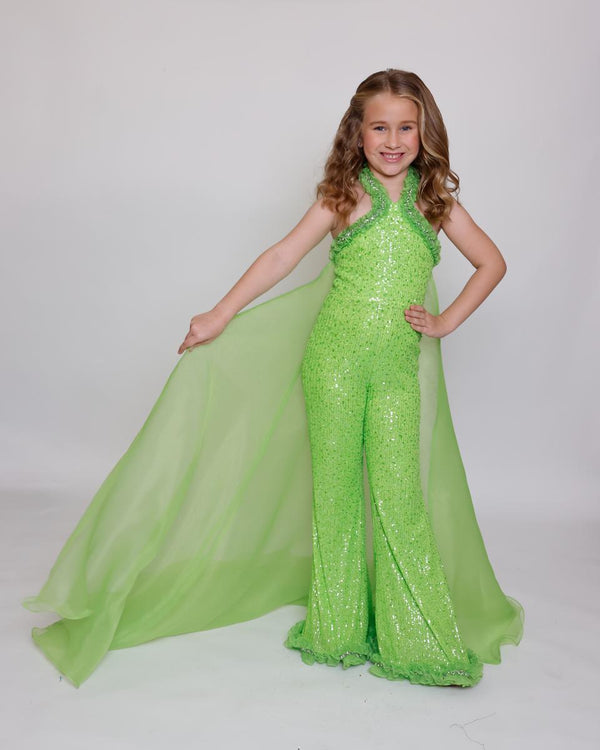 Halter Floor-Length Sequin Formal Sheath Ava Presley 39881