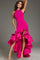 Formal Dresses High Low Fitted Formal Evening Prom Dress Fuchsia