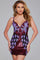 Cocktail Dresses Short Cocktail Fitted Sequin Homecoming Dress Black/Lilac Multi