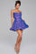 Cocktail Dresses A Line Short Sequin Cocktail Dress Iridescent Ocean