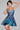 Cocktail Dresses Short Printed Sequin Cocktail Dress Royal/Perriwinkle