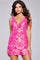 Cocktail Dresses Short Sequin Mini Cocktail Dress Fuchsia