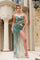 Prom Dresses Long Mermaid Beaded Evening Prom Formal Dress Green