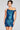 Cocktail Dresses Short Fitted Sequin Cocktail Dress Indigo