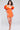 Cocktail Dresses Short Ruffle Sleeve Beaded Cocktail Dress  Orange