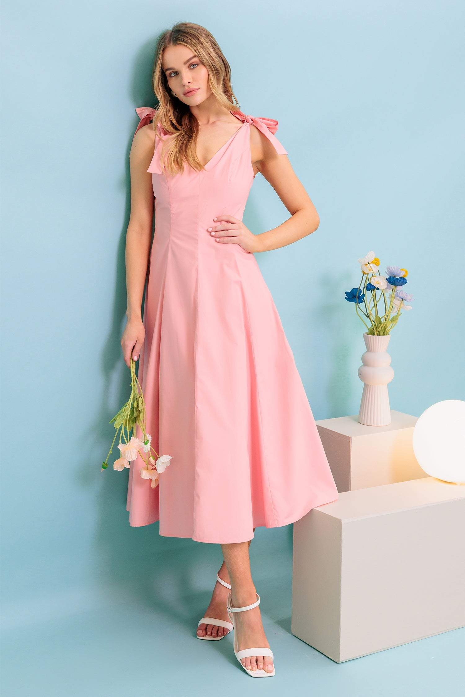 Cocktail Dresses Midi A Line Short Cocktail Dress Flying Tomato ID22465 Peach