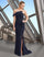 Formal Dresses Long Pleated Ruffle Formal Dress Midnite