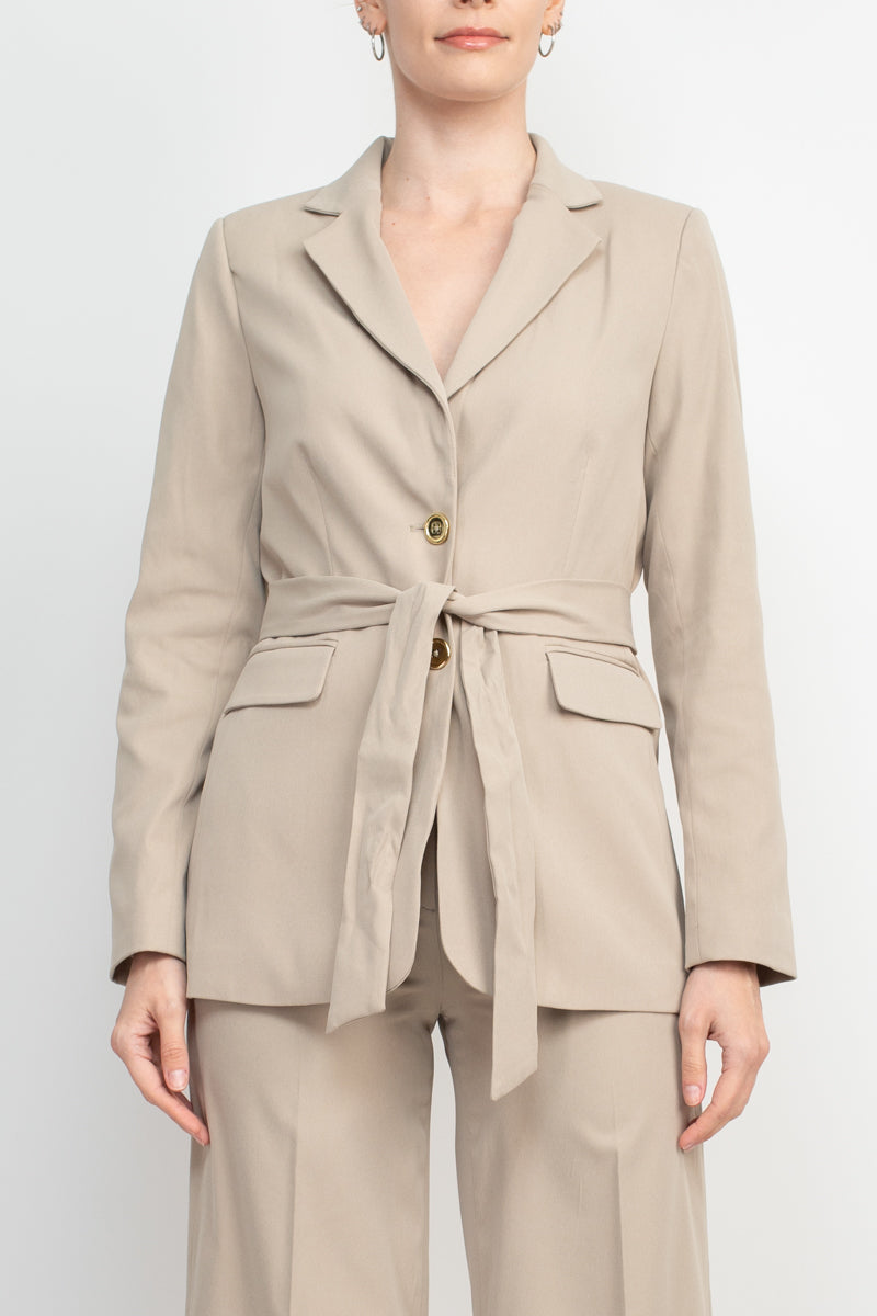 Tahari 3AM941 Long Sleeve Button Jacket Formal Pansuit