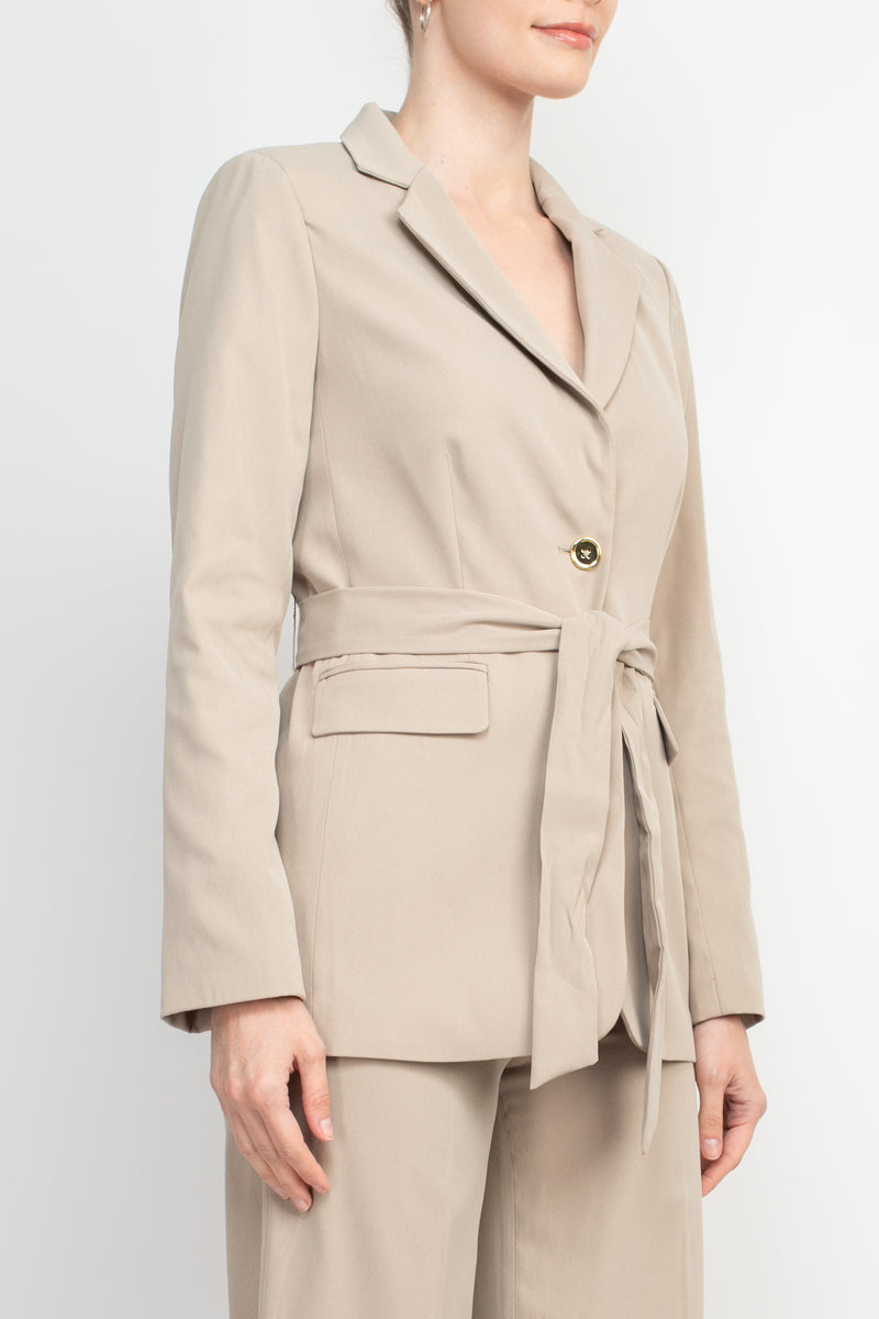 Tahari 3AM941 Long Sleeve Button Jacket Formal Pansuit