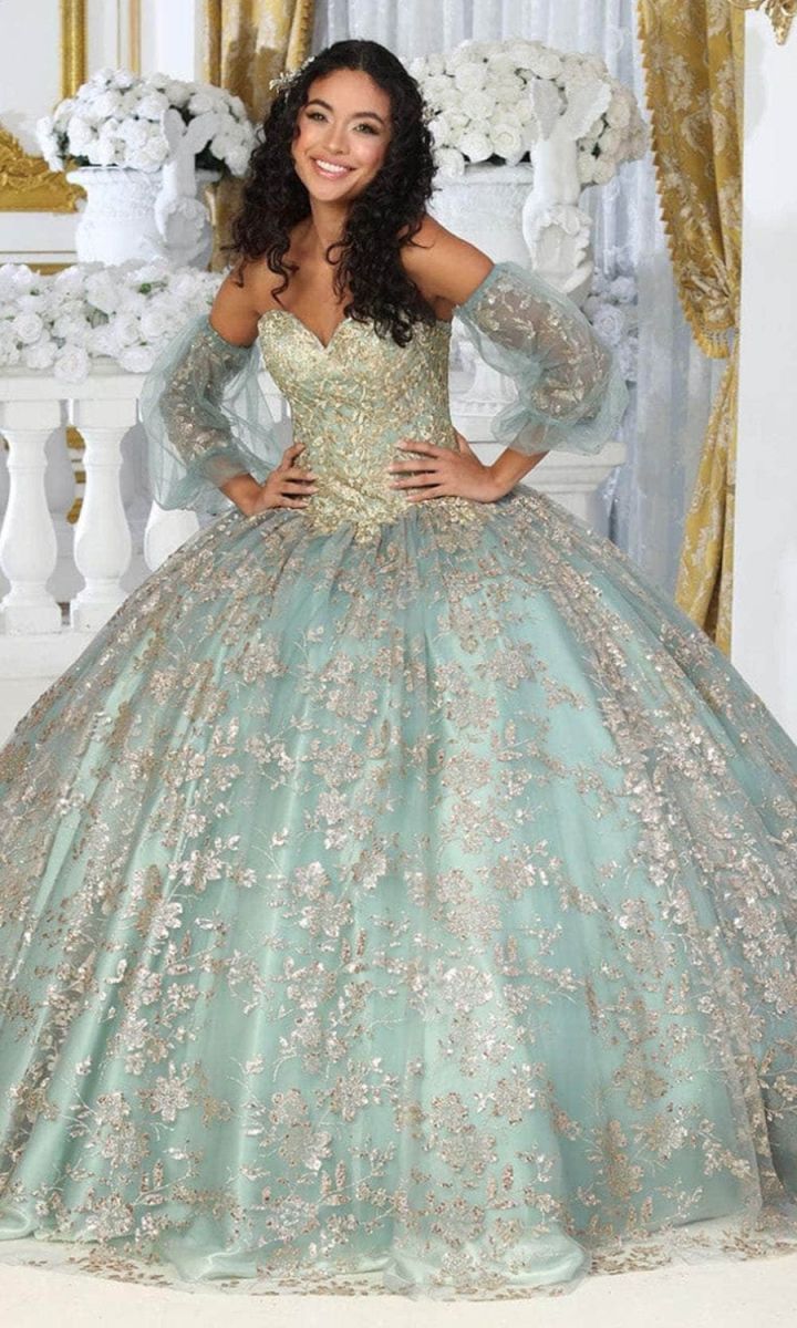 Sweetheart Floor-Length Tulle Quinceañera Ball Gown May Queen LK200