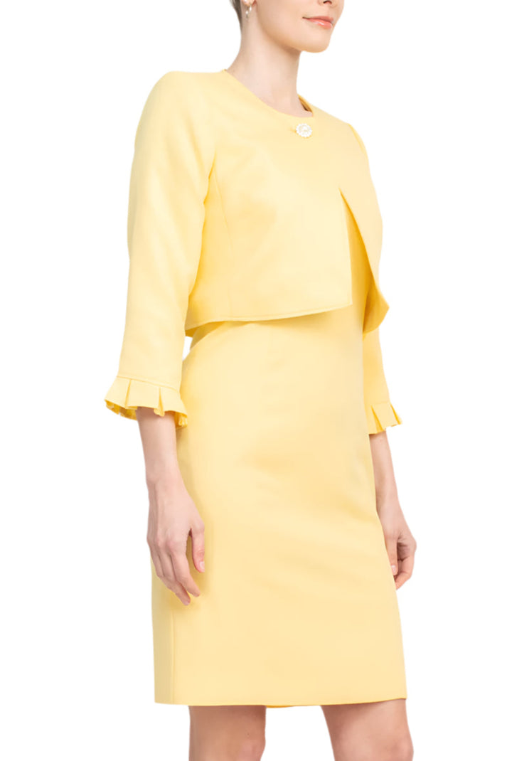 Tahari ASL 3BM902 Short Fittted Jacket Cocktail Dress