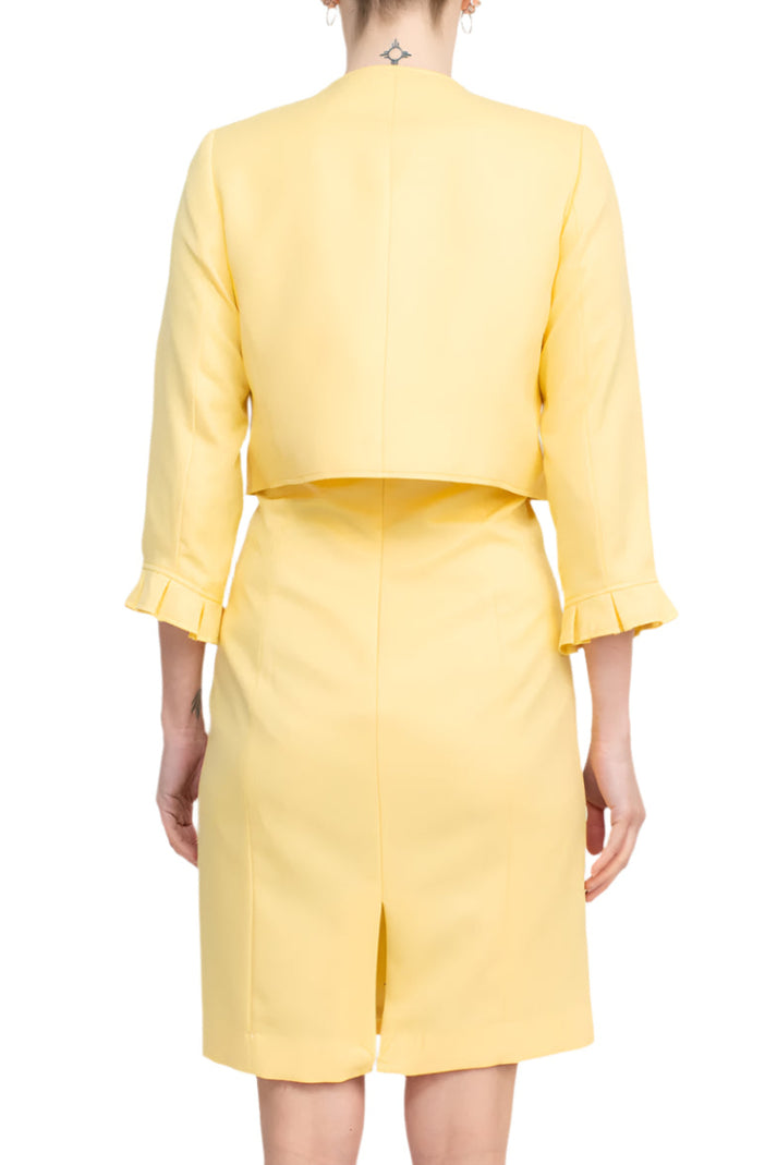 Cocktail Dresses Short Fittted Jacket Cocktail Dress Butter