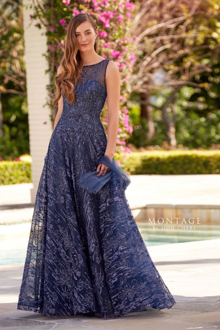 Montage 220935 A Line Evening Gown Formal Dress