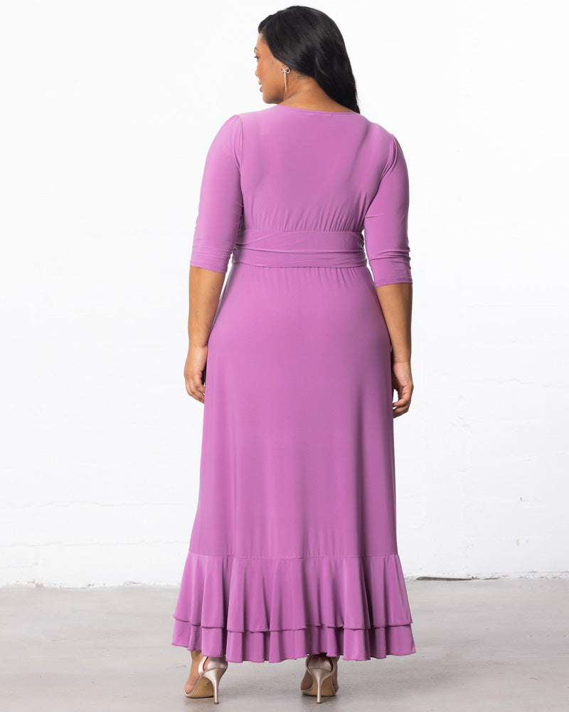 Plus Size Dresses Cocktail Ruffle High Low Plus Size Dress Kiyonna 11242213 Lilac