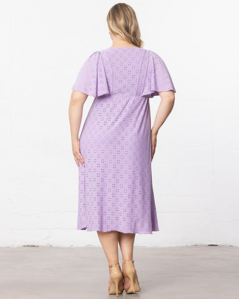 Plus Size Dresses Short Cocktail Plus Size Midi Evening Dress Kiyonna 11242109 Lilac