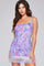 Cocktail Dresses Sparkle Short Sequin Mini Cocktail Dress Lilac/Multi