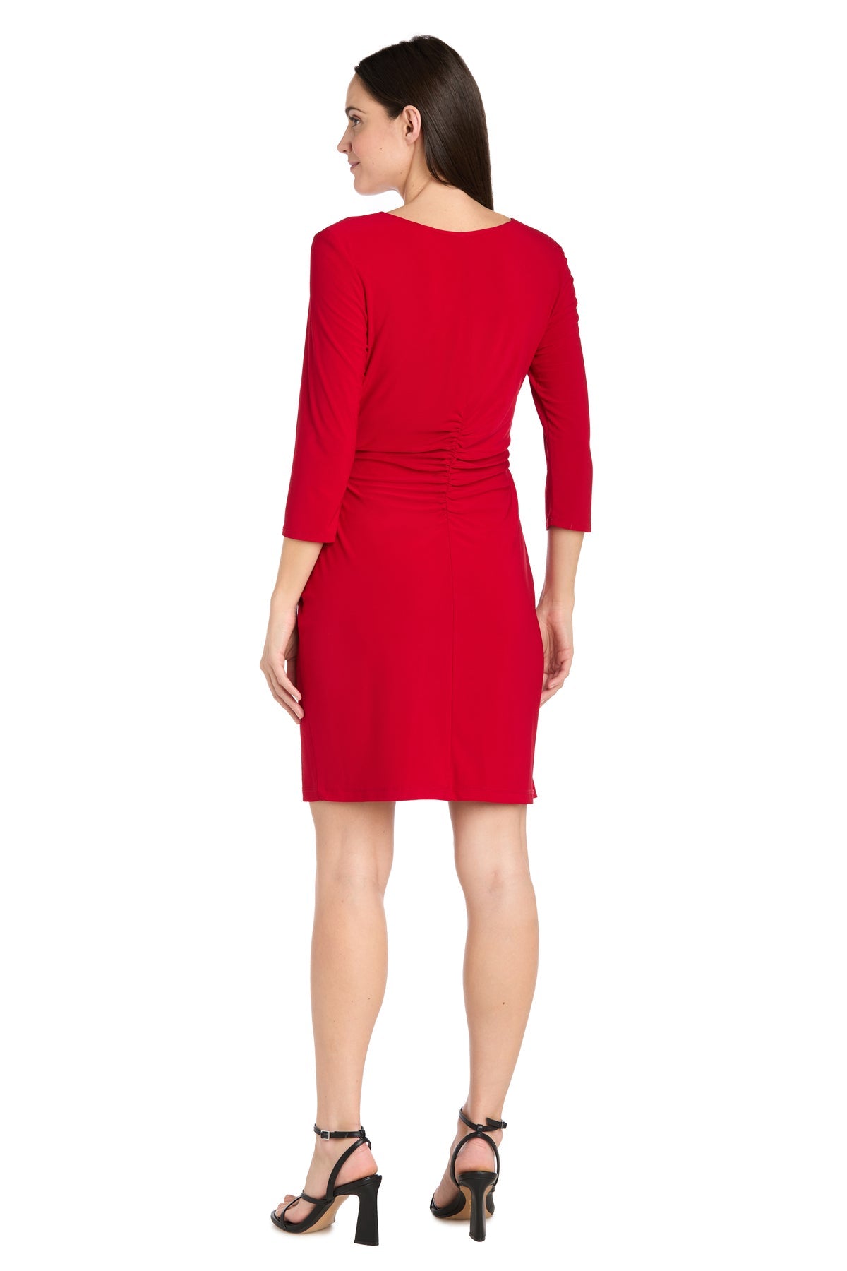 R&M Richards 4008P Short Petite Cocktail Wrap Dress